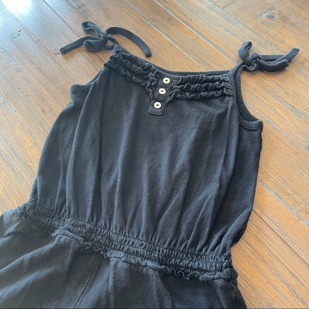 Old Navy size 10-12 shorts romper bundle- solid black & zebra print - Picture 4 of 15